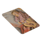 Junge Kinder schlafen auf einem Kissen Magnet (Rechte Seite)