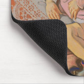 Junge Kinder schlafen auf einem Kissen Mousepad (Ecke)