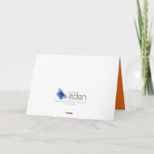 Junge Kindergeburtstag Party grün danke Karte (Rückseite)