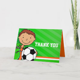 Junge Kindergeburtstag Party grün danke Karte