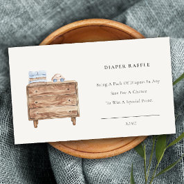 Junge Kinderzimmer Essential Diaper Raffle Baby Du Begleitkarte