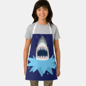 Junge Koch Funny Great White Shark Attack Schürze (Insitu)