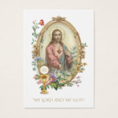 Junge Kommunion Katholische Erinnerung an Heilige  (Vorderseite)