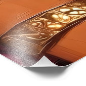 Junge Königin Cleopatra Farbige Porträtkunst Fotodruck (Ecke)