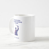 Junge Köpfe mit wissenschaftlicher Faszination näh Kaffeetasse (Vorderseite Links)