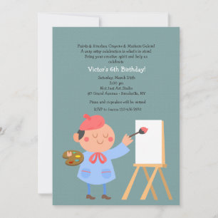 Junge Künstler-Einladung Einladung