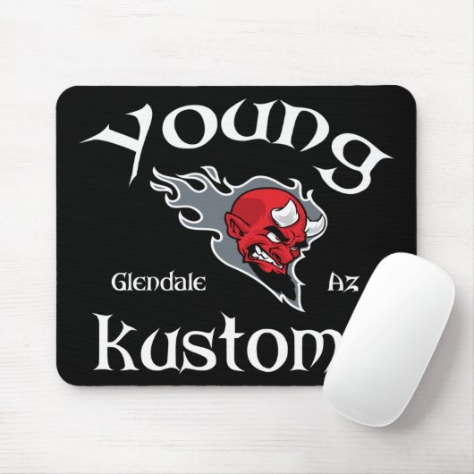 Junge Kustoms Mausunterlage Mousepad (Mit Mouse)