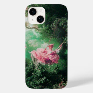JUNGE LADY UND SCHWIMMEN IN DER NATUR Green Pink F Case-Mate iPhone Hülle