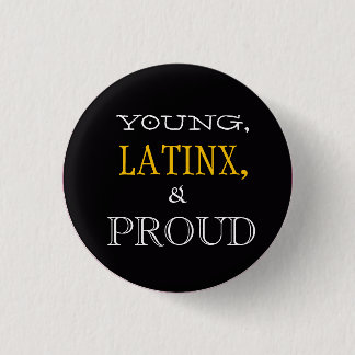 Junge, Latinx u. stolzes Button