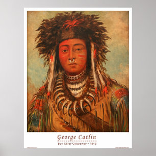 Junge Leiter-Ojibbeway Poster