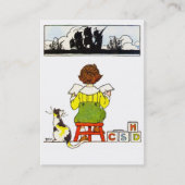 Junge Lesung Visitenkarte (Vorderseite)