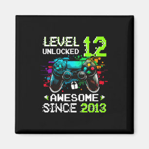 Junge Level 12 freigeschaltet Videospiel 12. Gebur Magnet