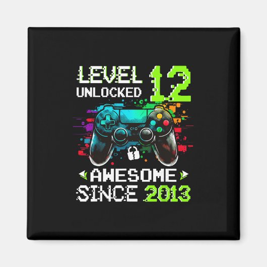 Junge Level 12 freigeschaltet Videospiel 12. Gebur Magnet (Vorne)