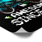 Junge Level 12 freigeschaltet Videospiel 12. Gebur Poster (Ecke)