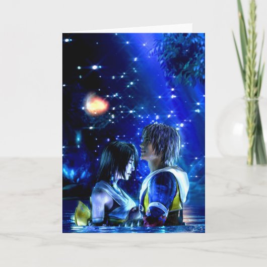 Junge Liebe Feiertagskarte (Vorderseite)