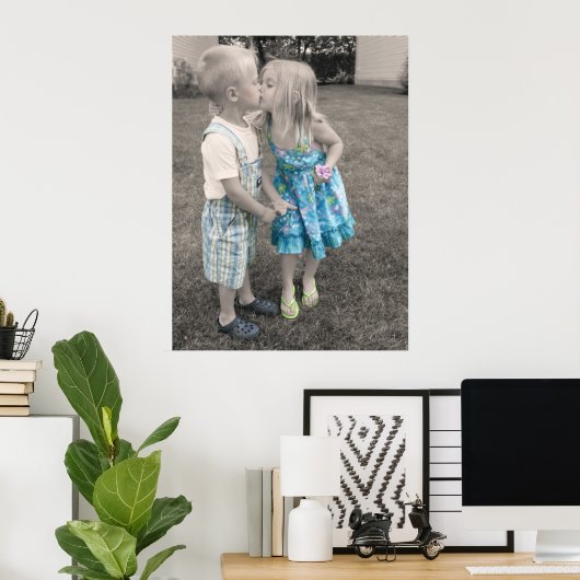 Junge Liebe Poster (Heimbüro)