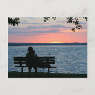 Junge Liebe Postkarte