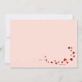 Junge Liebe Probe Abendessen Party Einladung (Rückseite)