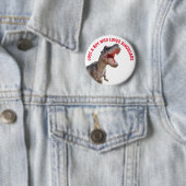 Junge Lieben Dinosaurier Button (Beispiel)