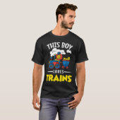 Junge Lieben Zugschiff Kid T-Shirt (Vorne ganz)