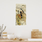 Junge Liebhaber des Fidschi, Toshinobu, 1720 Poster (Küche)