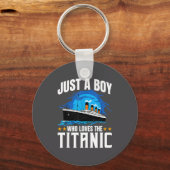 Junge liebt Titanic Schlüsselanhänger (Vorderseite)