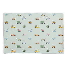 Junge LKW, Fahrzeugmuster Kissenbezug