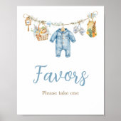 Junge lokal aufgezogenes Babyshower-Geschenk Schil Poster (Vorne)