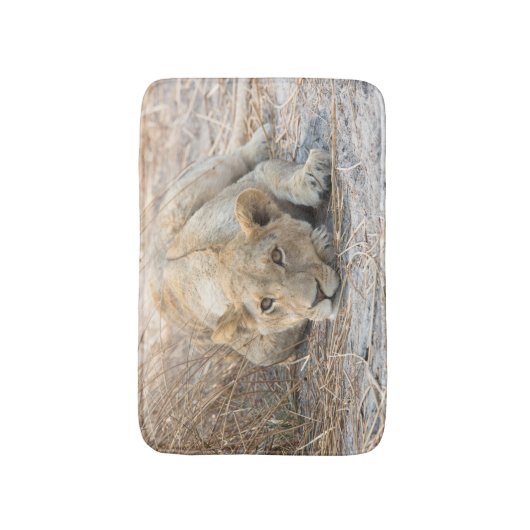 Junge Löwe Badematte (Vorderseite Vertikal)