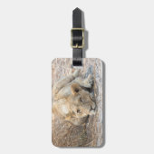 Junge Löwe Gepäckanhänger (Vorderseite vertikal)