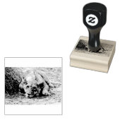 Junge Löwe Gummistempel (Stempel)