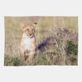 Junge Löwe Handtuch (Horizontal)
