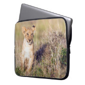 Junge Löwe Laptopschutzhülle (Vorderseite Links)
