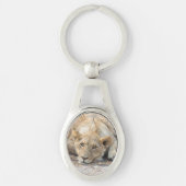 Junge Löwe Schlüsselanhänger (Vorderseite)