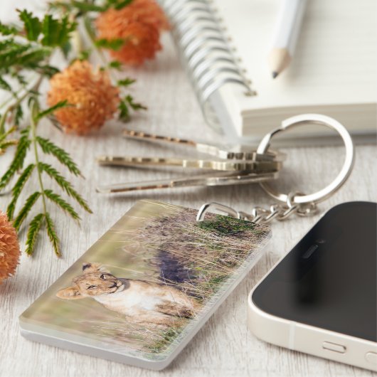 Junge Löwe Schlüsselanhänger (Vorderseite rechts)