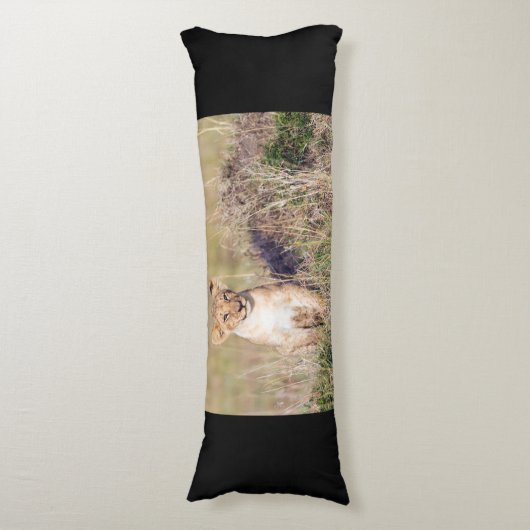 Junge Löwe Seitenschläferkissen (Vorderseite Vertikal)