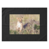 Junge Löwe Tischdecke (Vorderseite (Horizontal))
