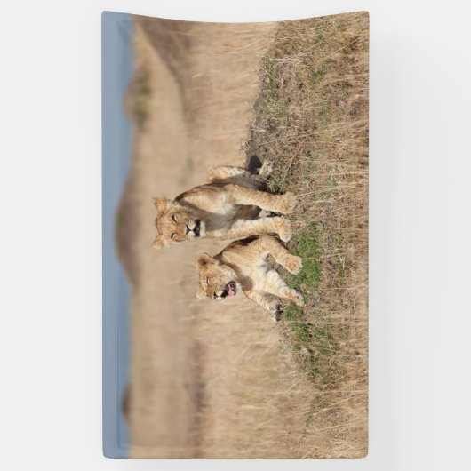 Junge Löwen Banner (Vertikal)