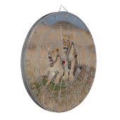 Junge Löwen Dartscheibe (Vorderseite Links)