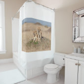 Junge Löwen Duschvorhang (Beispiel)
