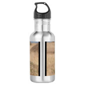 Junge Löwen Edelstahlflasche (Rückseite)