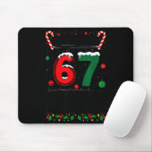 Junge Mädchen 6 7 Weihnachten Lustig 67 Meme Das i Mousepad (Mit Mouse)