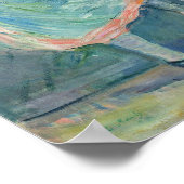 Junge Mädchen am Fenster, 1892 Poster (Ecke)