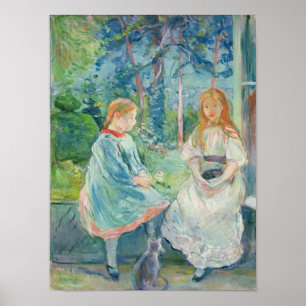 Junge Mädchen am Fenster, 1892 Poster