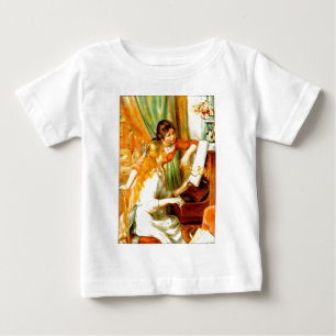 Junge Mädchen am Klavier Baby T-shirt