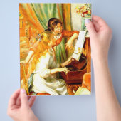 Junge Mädchen am Klavier Flyer (Hand)