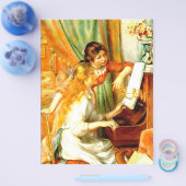 Junge Mädchen am Klavier Flyer (Einzeln)