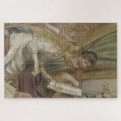 Junge Mädchen am Klavier Puzzle (Horizontal)