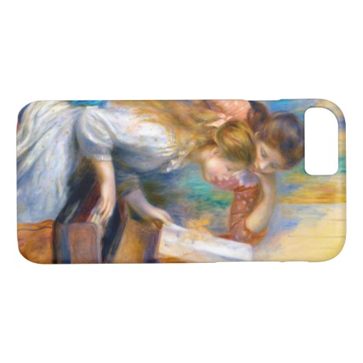 Junge Mädchen am Klavier, Renoir Case-Mate iPhone Hülle (Rückseite (Horizontal))