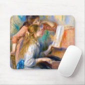 Junge Mädchen am Klavier, Renoir Mousepad (Mit Mouse)